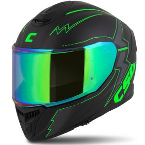 Integral motorhelm Cassida Integral GT 2.1 Flash zwart-fluogroen-grijs