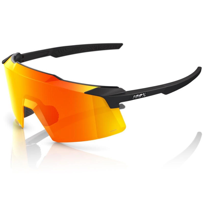 100% Aerocraft zonnebril met rood HIPER glas