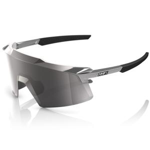 100% Aerocraft zonnebril met zilverkleurig HiPER glas