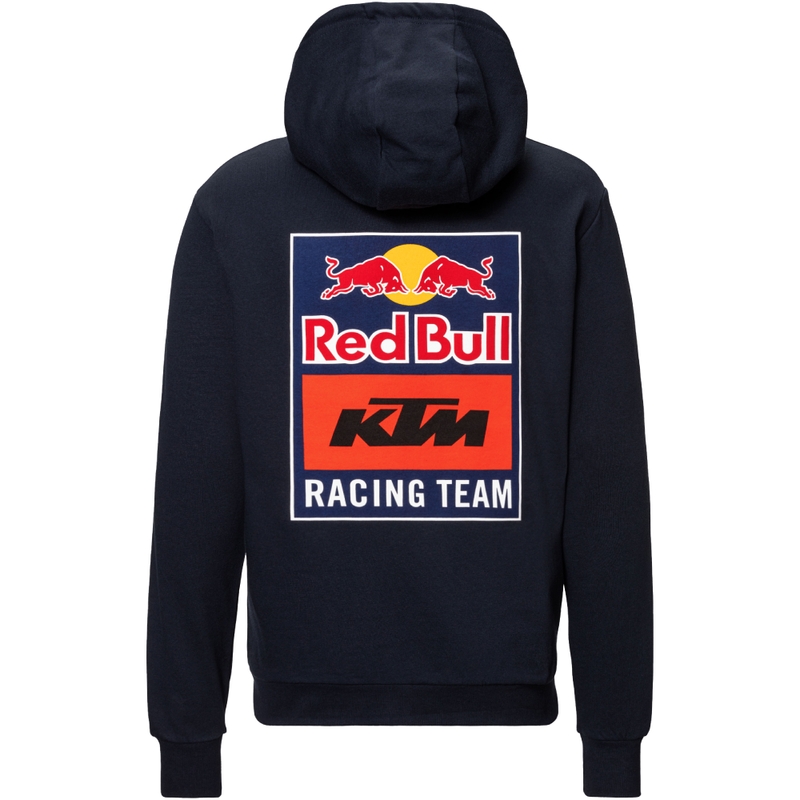 KTM Logo Zip Hoodie blauw-oranje