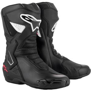 Alpinestars Stella SMX-6 3 zwart, wit en roze motorlaarzen voor dames
