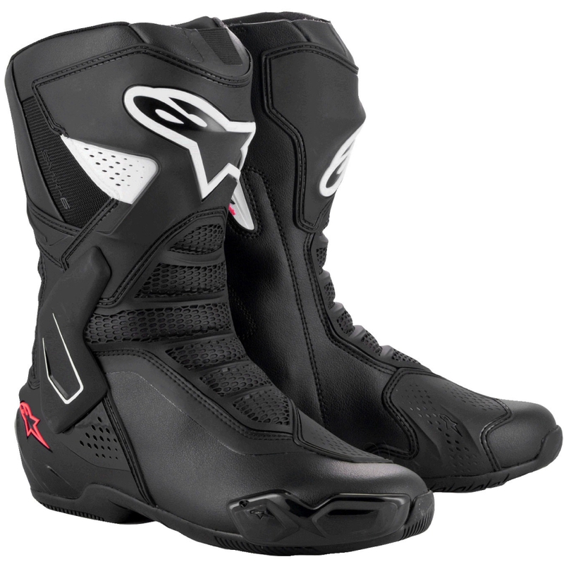 Alpinestars Stella SMX-6 3 zwart, wit en roze motorlaarzen voor dames