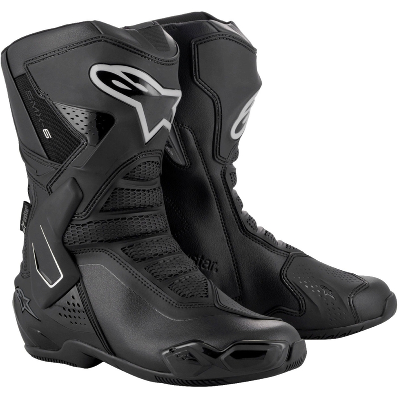 Alpinestars Stella SMX-6 3 Drystar zwart-zilver motorlaarzen voor dames