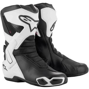 Alpinestars Stella SMX-6 3 Drystar Wit met Zwarte Motorfietslaarzen voor dames