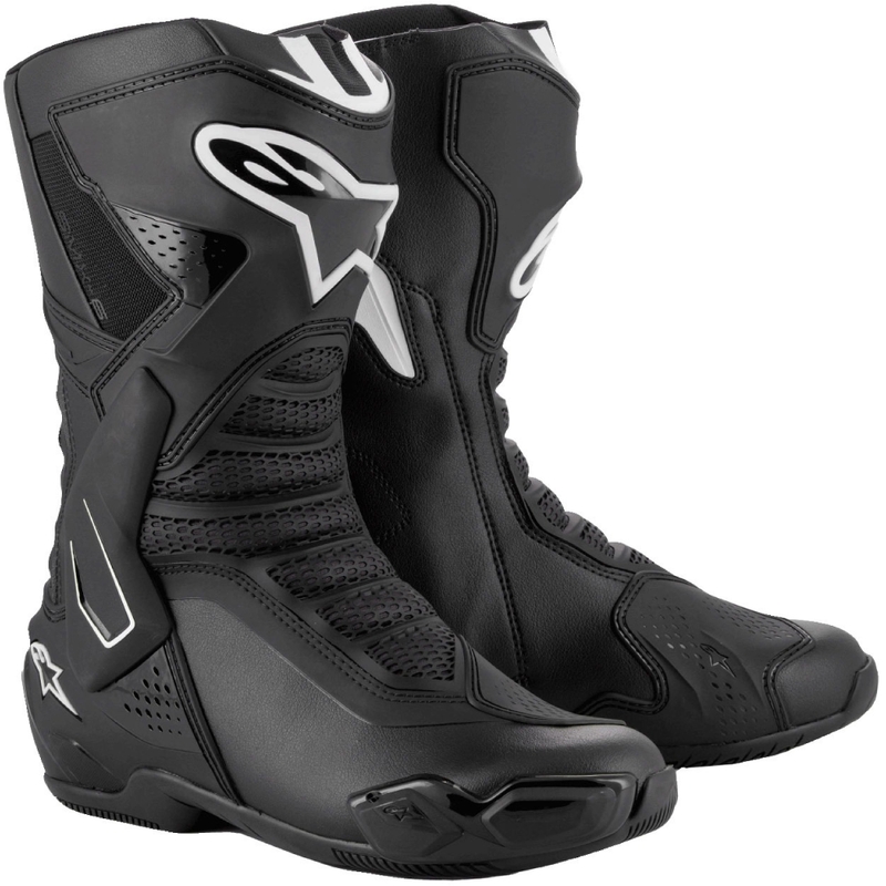 Alpinestars SMX-6 3 zwart-witte motorlaarzen