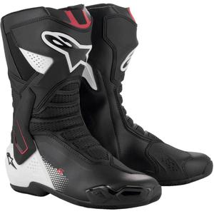 Alpinestars SMX-6 3 zwart-wit-rode motorlaarzen