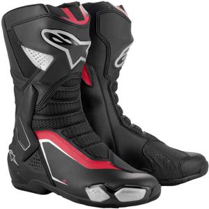 Alpinestars SMX-6 3 zwart-zilver-rode motorlaarzen