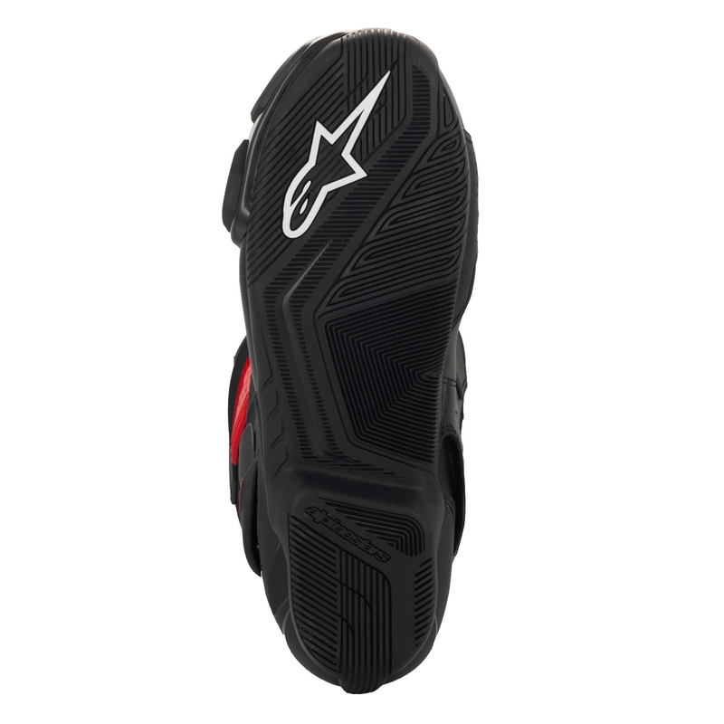 Alpinestars SMX-6 3 Drystar zwart met rode motorlaarzen