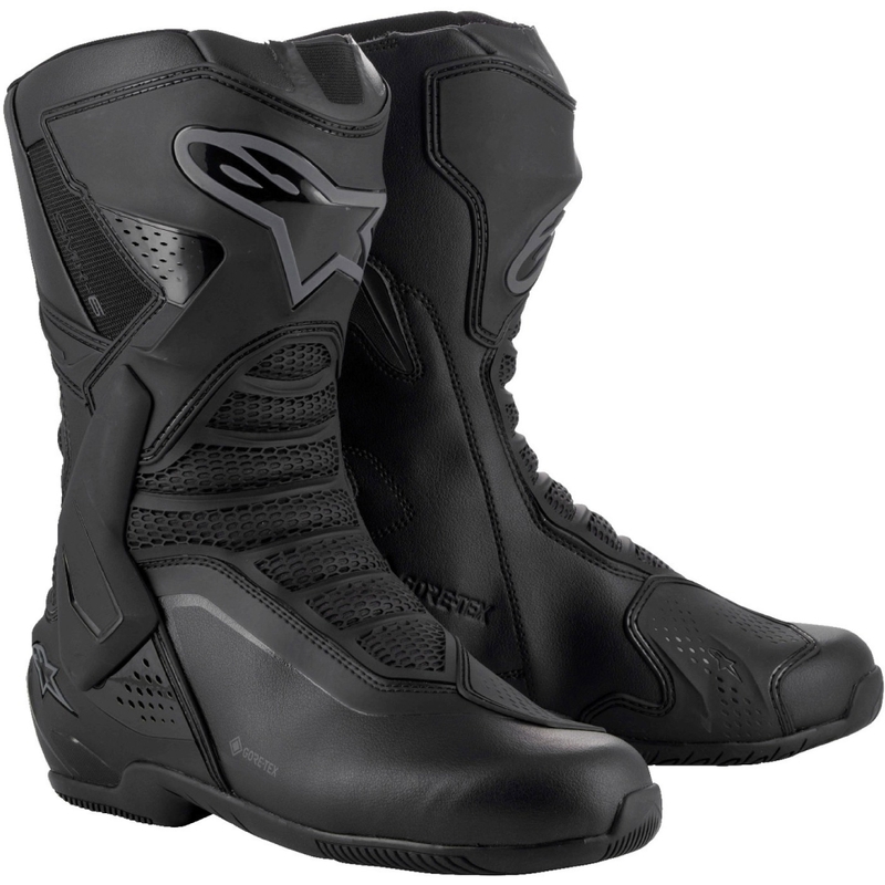 Alpinestars SMX-6 3 Gore-Tex zwart-donkergrijs motorlaarzen