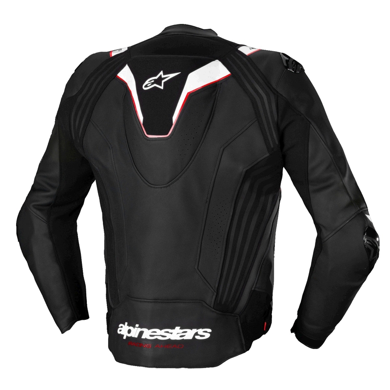 Alpinestars Missile 3 Ignition zwart-wit leren motorjack