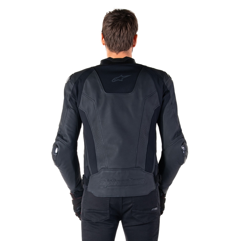 Alpinestars Missile 3 zwart leren motorjack