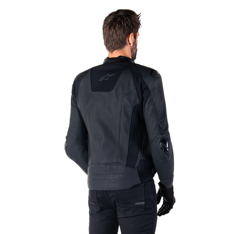Alpinestars Missile 3 zwart leren motorjack