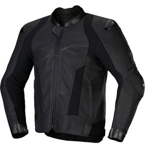 Alpinestars Missile 3 zwart leren motorjack