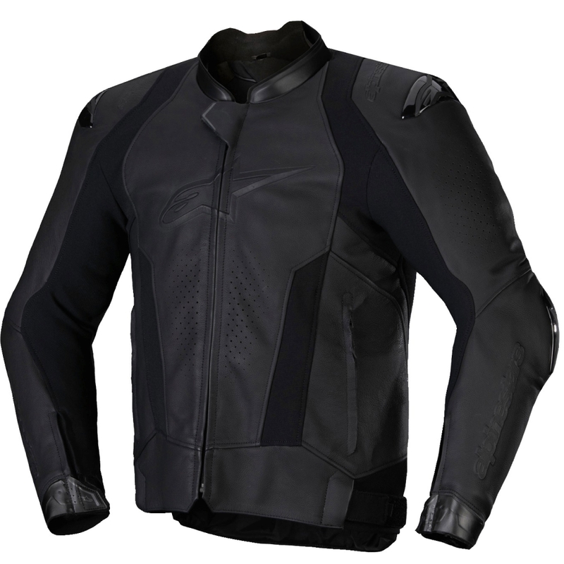 Alpinestars Missile 3 zwart leren motorjack