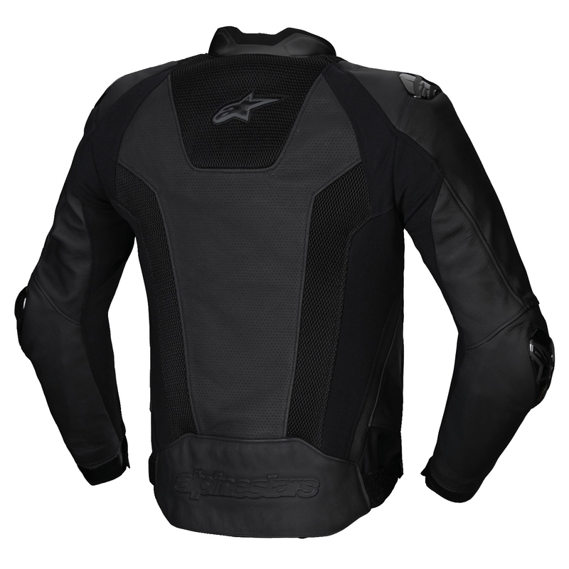 Alpinestars Missile 3 Airflow Zwart Leren Motorjack
