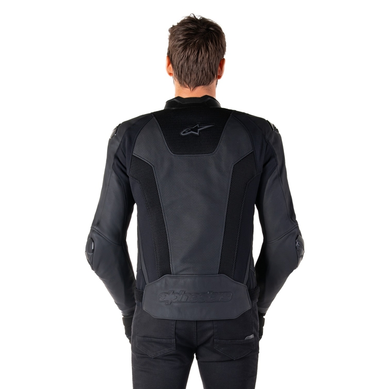 Alpinestars Missile 3 Airflow Zwart Leren Motorjack