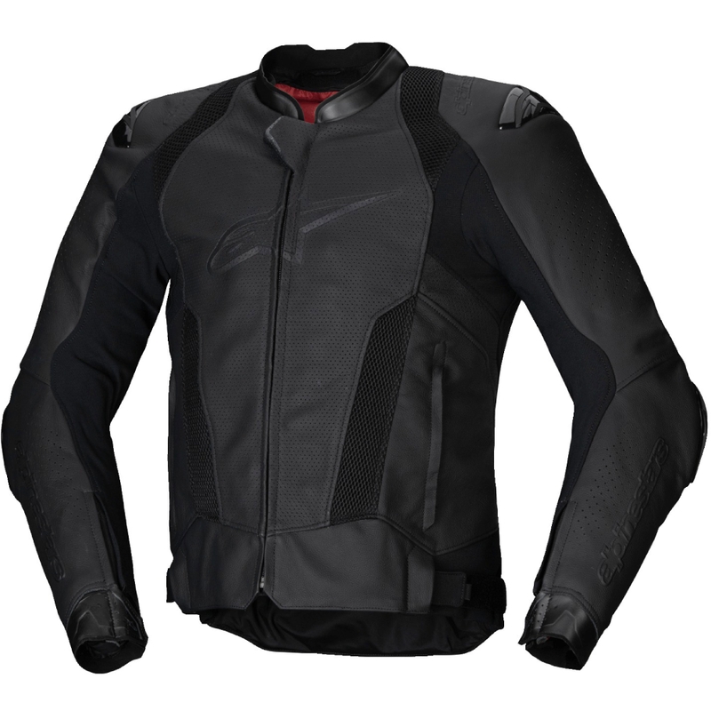 Alpinestars Missile 3 Airflow Zwart Leren Motorjack