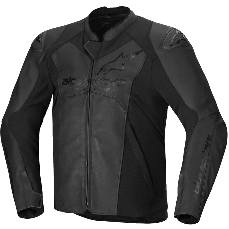 Alpinestars Faster 3 zwart leren motorjack