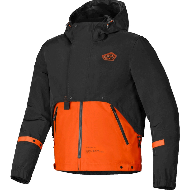 Alpinestars Mootant Waterdichte Parka zwart-fluoranje