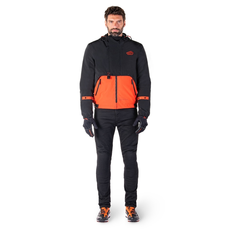 Alpinestars Mootant Waterdichte Parka zwart-fluoranje