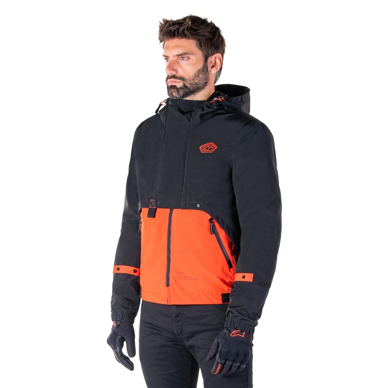 Alpinestars Mootant Waterdichte Parka zwart-fluoranje