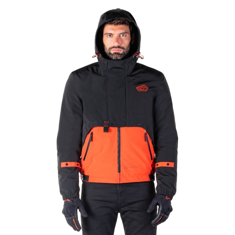 Alpinestars Mootant Waterdichte Parka zwart-fluoranje