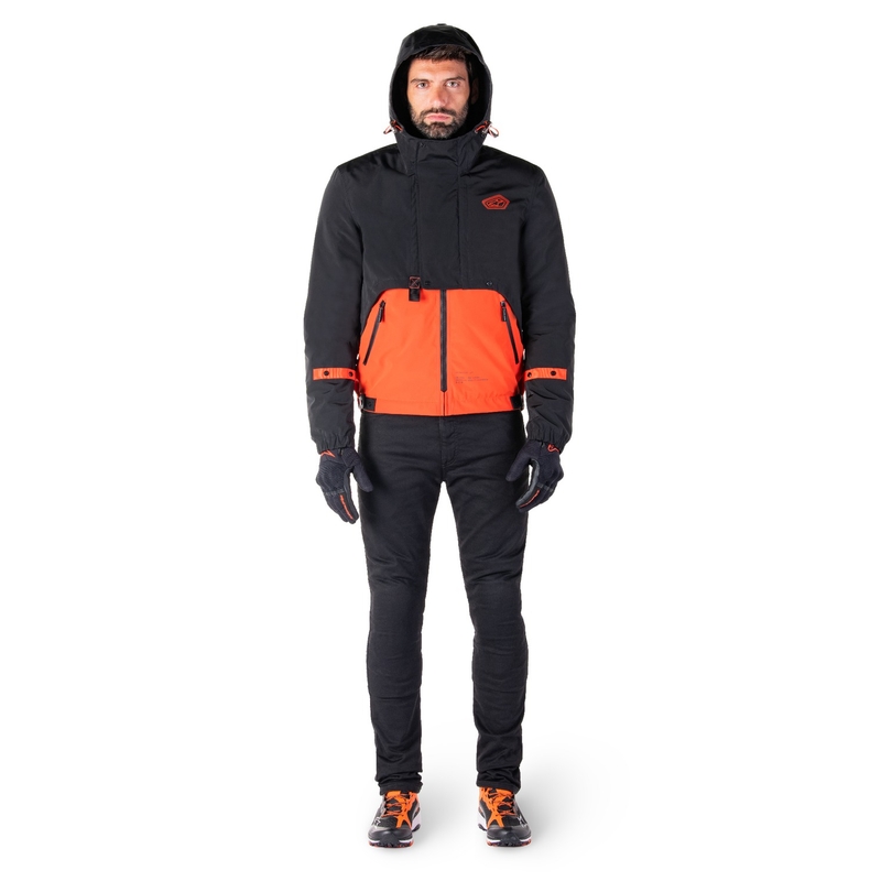 Alpinestars Mootant Waterdichte Parka zwart-fluoranje