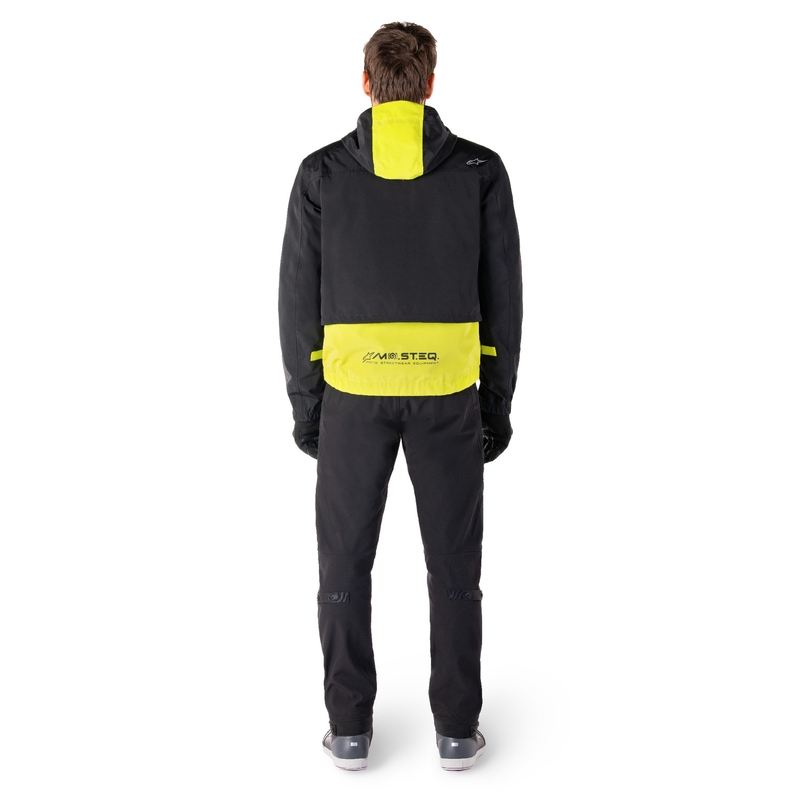 Alpinestars Mootant Waterdichte Parka Zwart-Fluo Geel