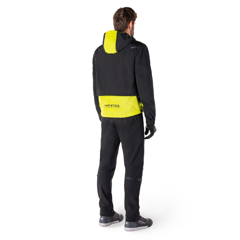 Alpinestars Mootant Waterdichte Parka Zwart-Fluo Geel