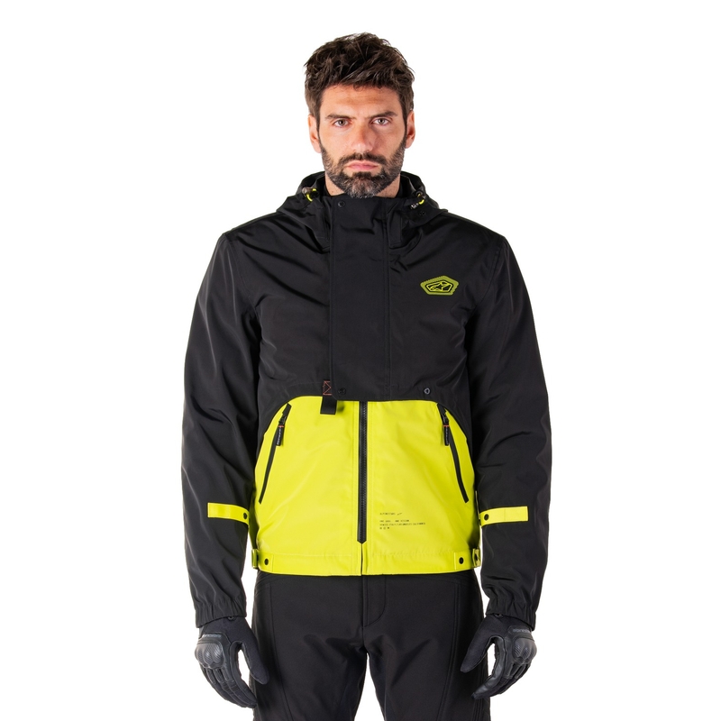 Alpinestars Mootant Waterdichte Parka Zwart-Fluo Geel