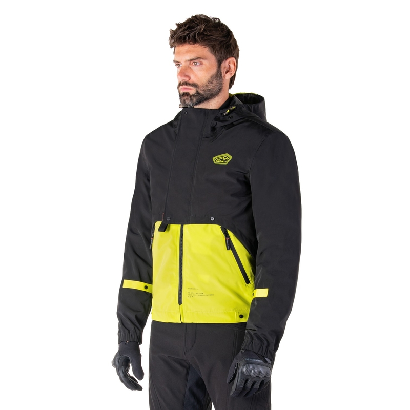 Alpinestars Mootant Waterdichte Parka Zwart-Fluo Geel