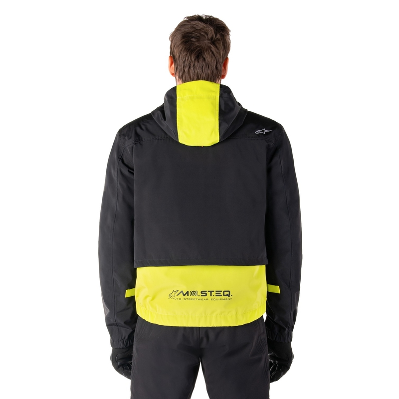 Alpinestars Mootant Waterdichte Parka Zwart-Fluo Geel
