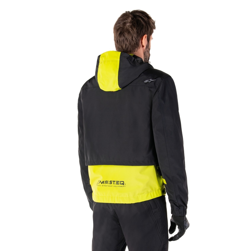 Alpinestars Mootant Waterdichte Parka Zwart-Fluo Geel
