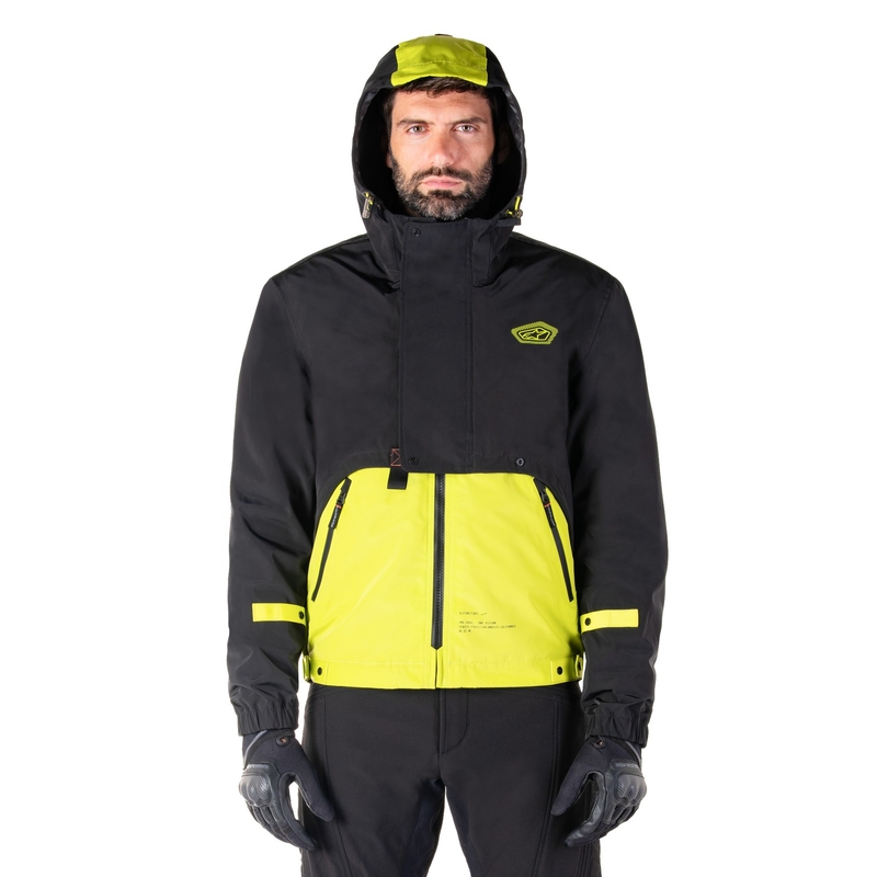 Alpinestars Mootant Waterdichte Parka Zwart-Fluo Geel
