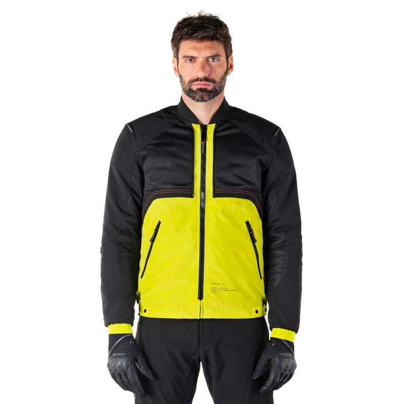 Alpinestars Mootant Waterdichte Parka Zwart-Fluo Geel