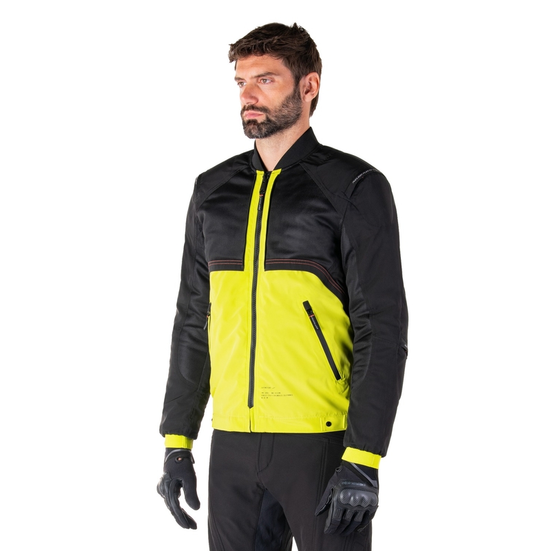 Alpinestars Mootant Waterdichte Parka Zwart-Fluo Geel