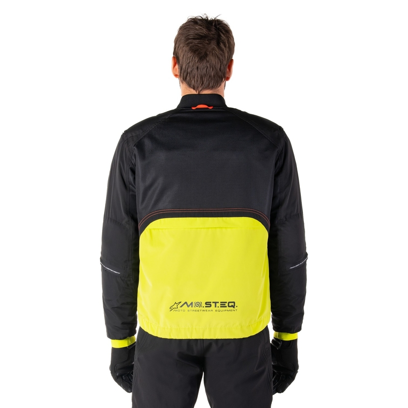 Alpinestars Mootant Waterdichte Parka Zwart-Fluo Geel