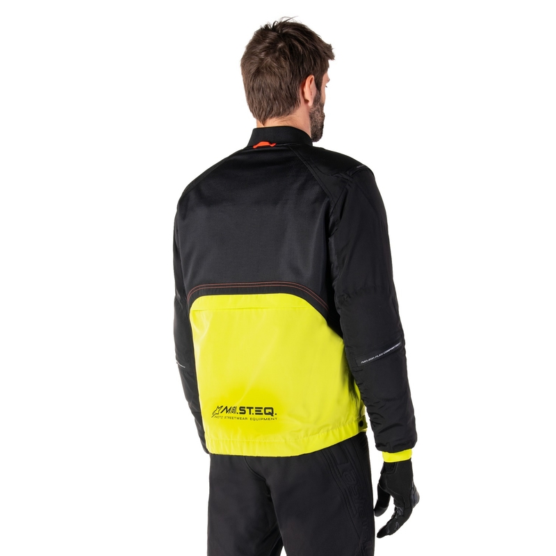 Alpinestars Mootant Waterdichte Parka Zwart-Fluo Geel