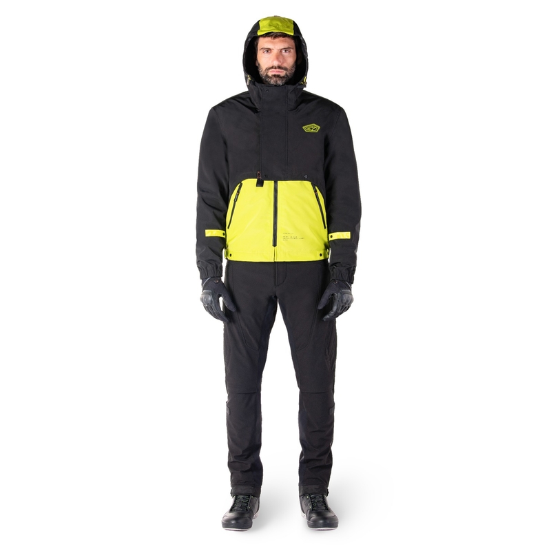 Alpinestars Mootant Waterdichte Parka Zwart-Fluo Geel