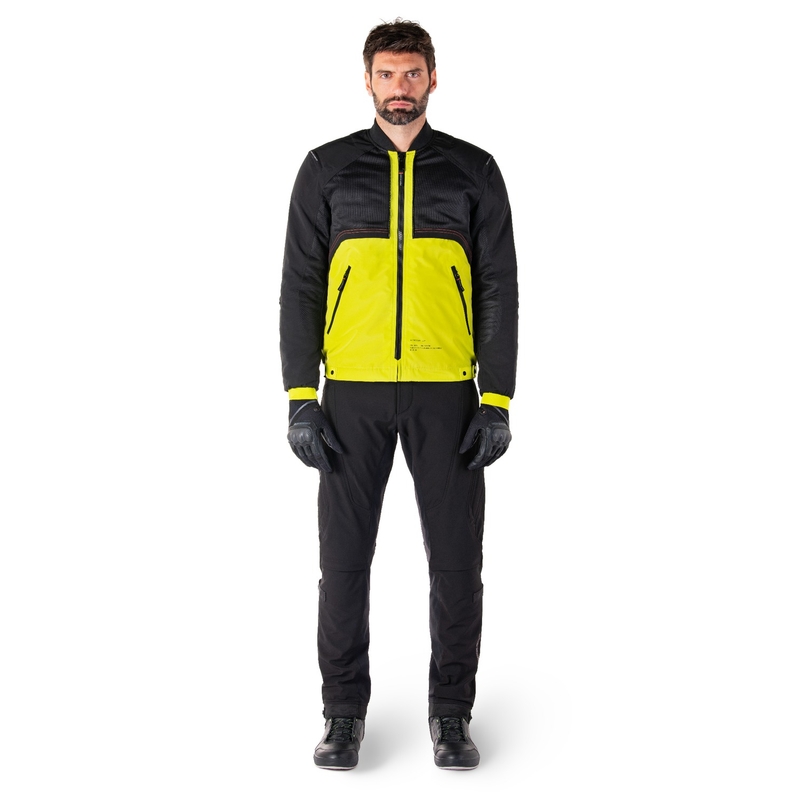Alpinestars Mootant Waterdichte Parka Zwart-Fluo Geel