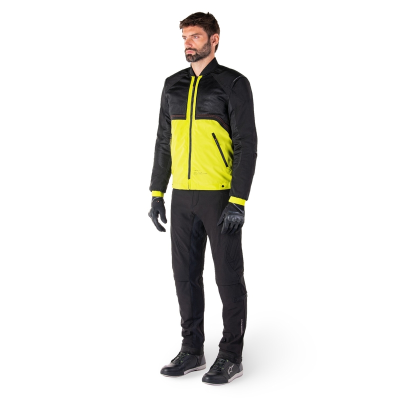Alpinestars Mootant Waterdichte Parka Zwart-Fluo Geel