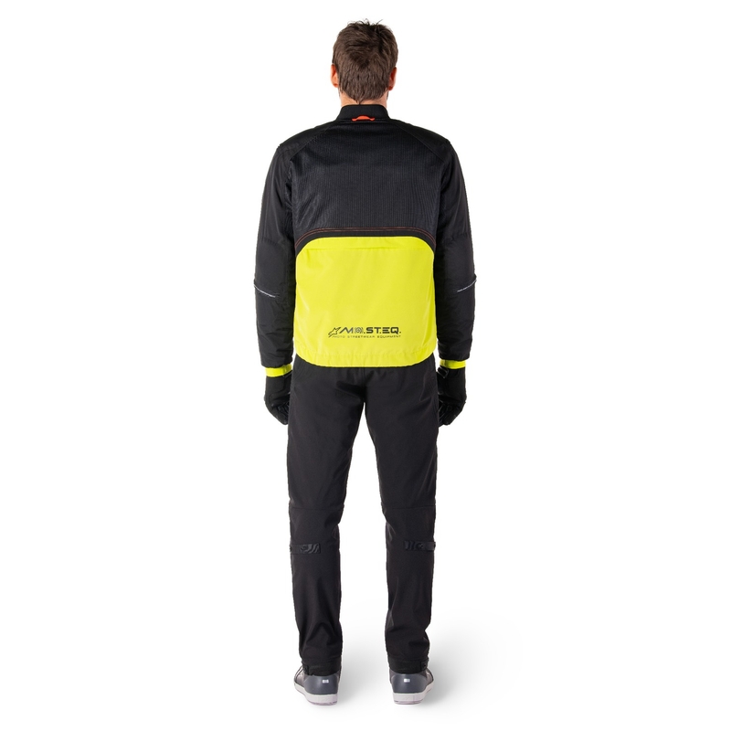 Alpinestars Mootant Waterdichte Parka Zwart-Fluo Geel