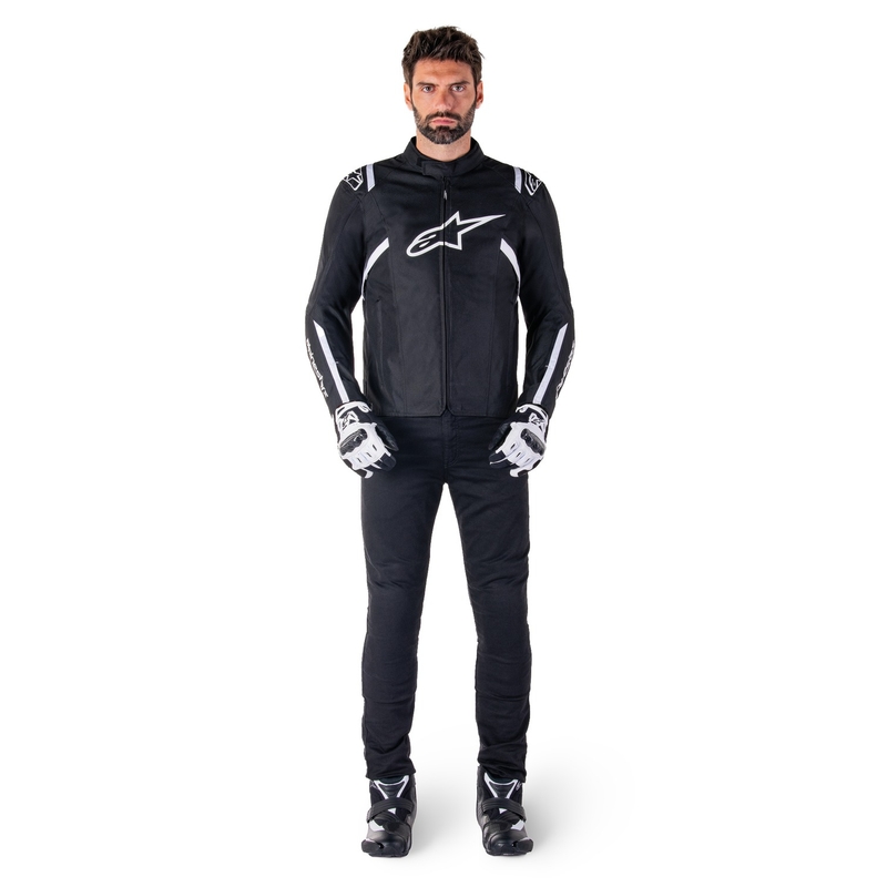 Alpinestars T-SPS 2 Waterdicht Zwart Wit Motorjack
