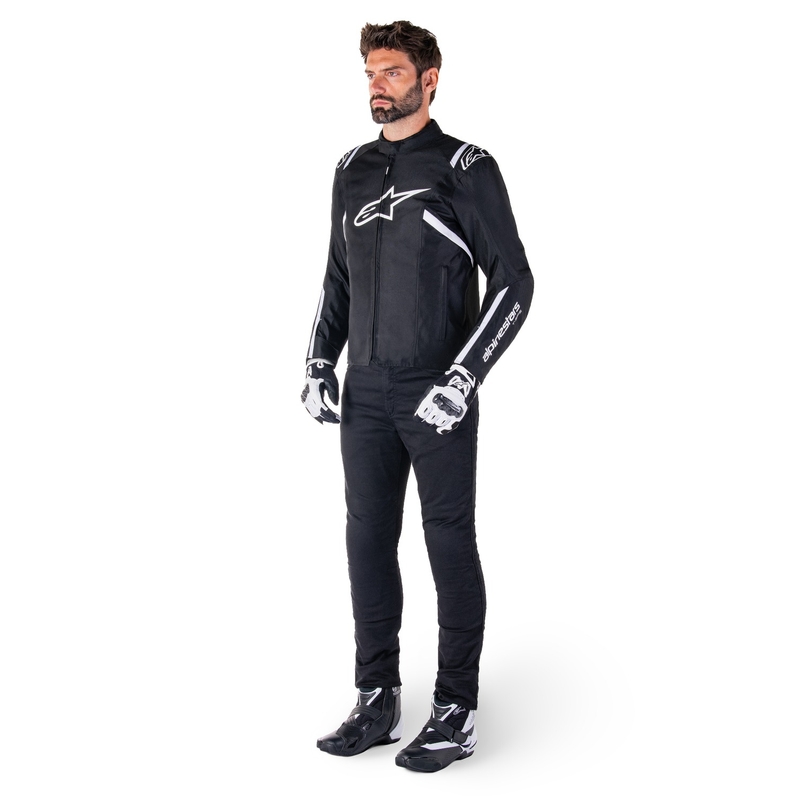 Alpinestars T-SPS 2 Waterdicht Zwart Wit Motorjack