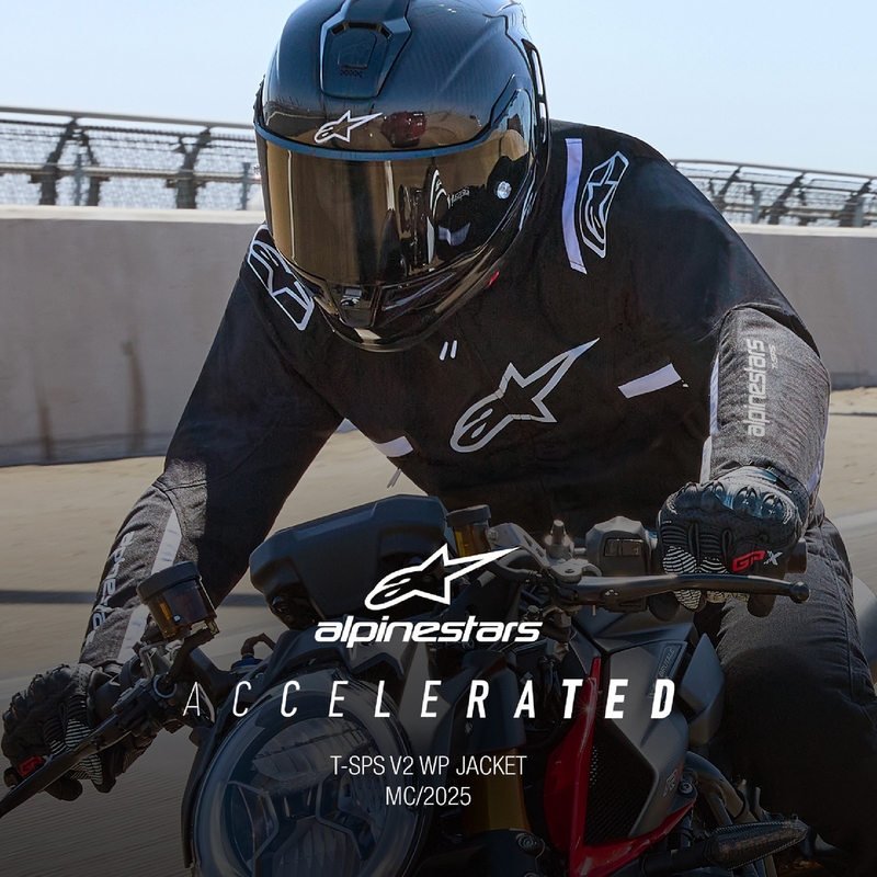Alpinestars T-SPS 2 Waterdicht Zwart Wit Motorjack