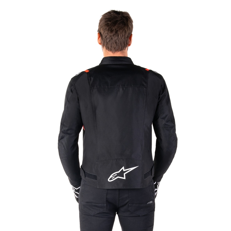 Alpinestars T-SPS 2 Waterdicht Zwart-Wit-Fluorood Motorjack