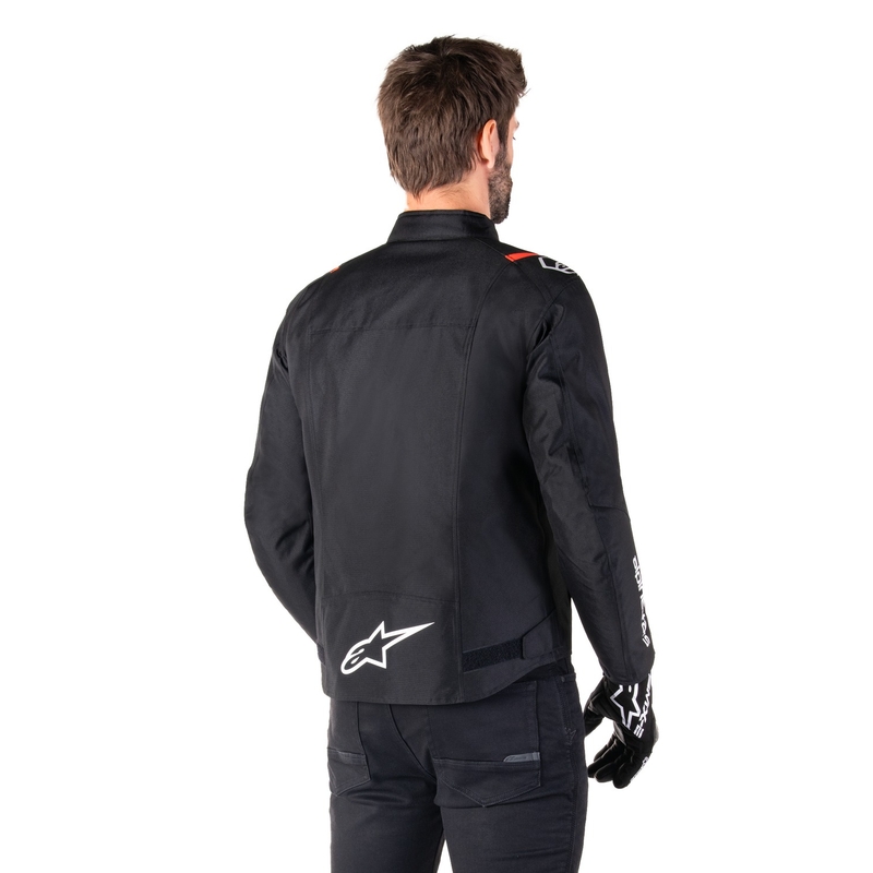 Alpinestars T-SPS 2 Waterdicht Zwart-Wit-Fluorood Motorjack