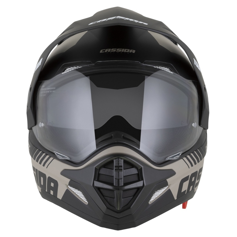 Endurohelm Cassida Tour 2.0 Dual mat zandzwart