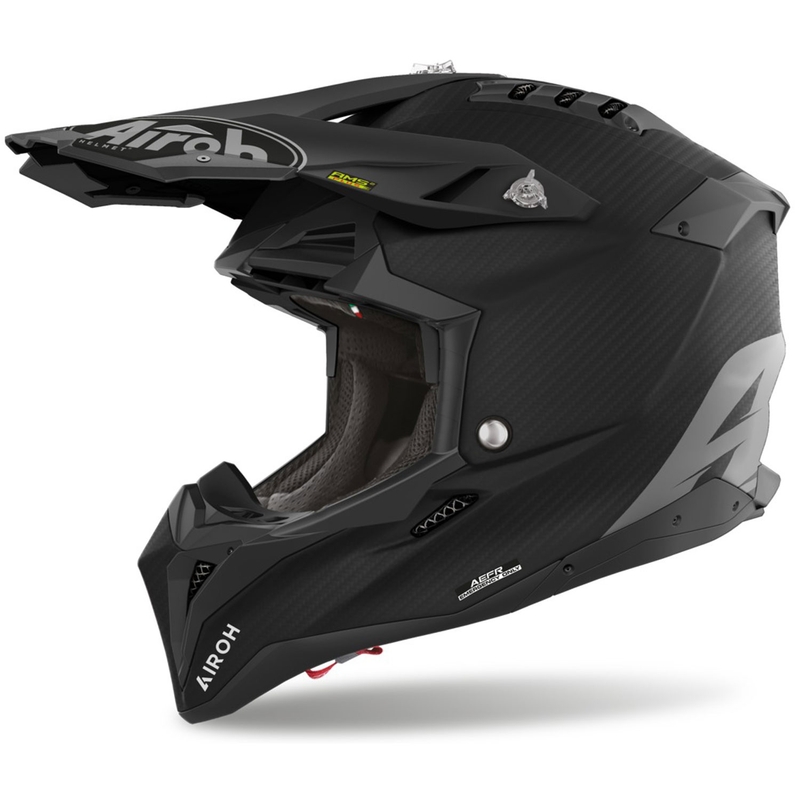 Motocrosshelm Airoh Aviator 3.0 Carbon matzwart