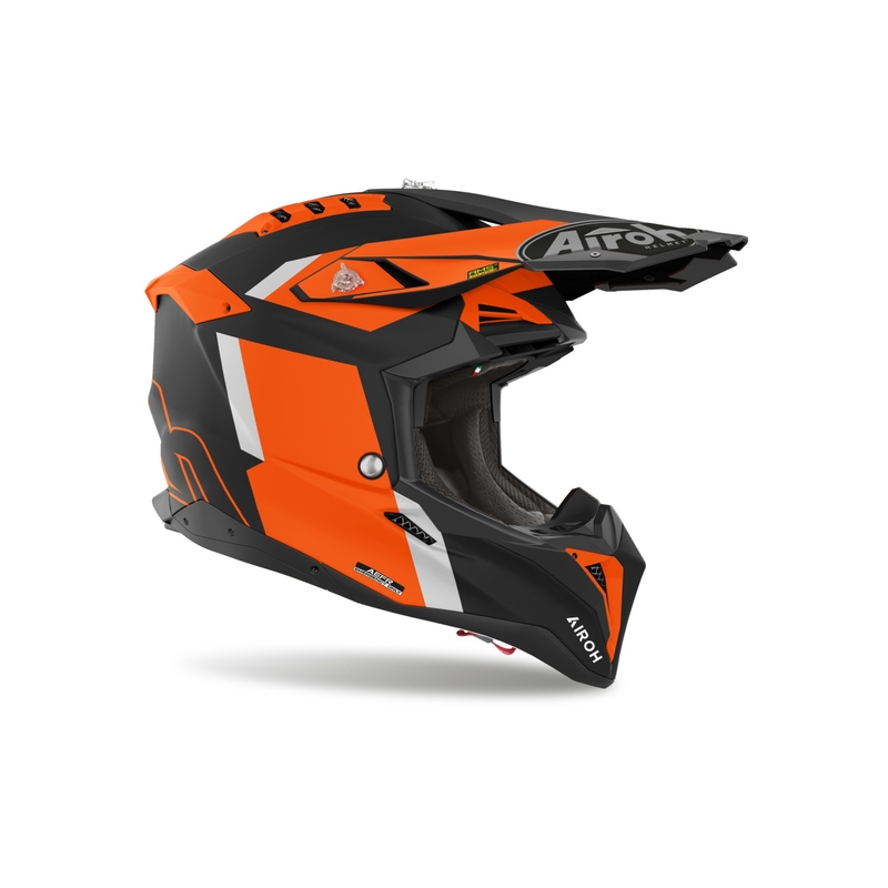 Motorcrosshelm Airoh Aviator 3 Glory oranje mat